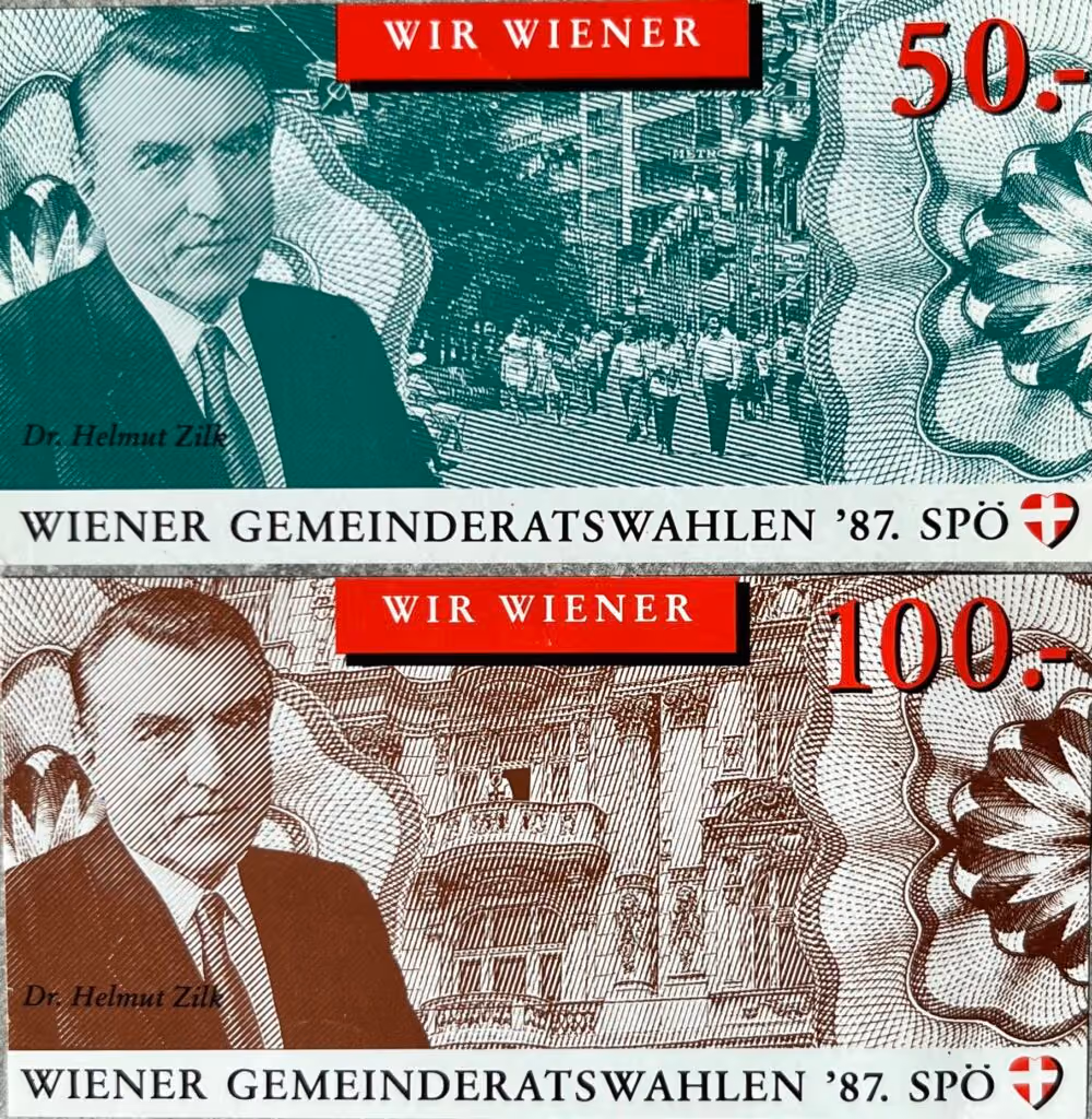 SPÖ-Wien - Wir Wiener - Wiener Gemeinderatswahlen ´87