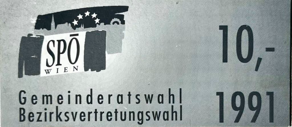 SPÖ-Wien - Gemeinderatswahl, Bezirksvertretungswahl 1991