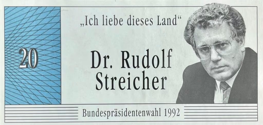 Dr. Rudolf Streicher: "Ich liebe dieses Land"