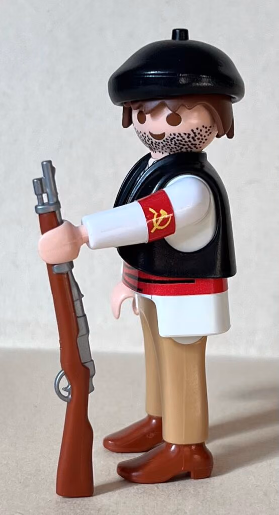 Kommunistischer Landarbeiter-Milizionär