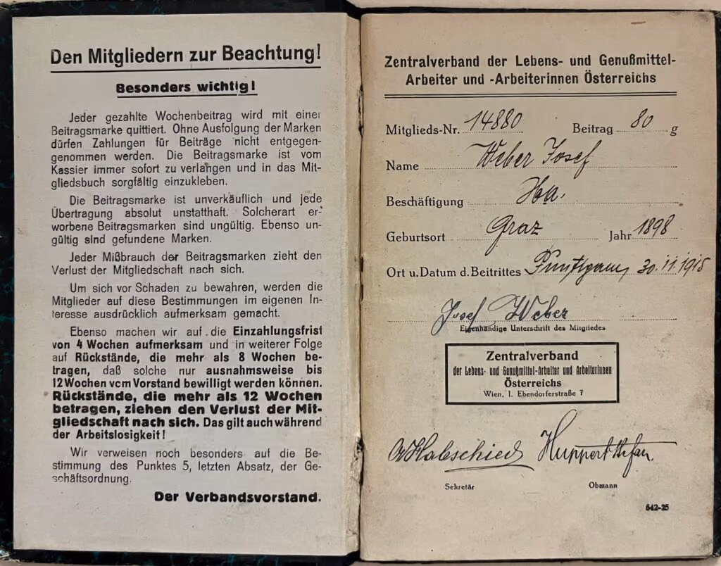 LUGA - Zentralverband der Lebens- und Genussmittel-Arbeiter und -Arbeiterinnen Österreichs