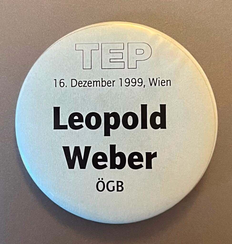 TEP - Territorialer Beschäftigungspakt - 16.Dezember 1999, Wien - Leopold Weber, ÖGB