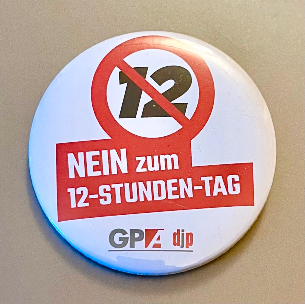 GPA-djp - Nein zum 12-Stunden-Tag