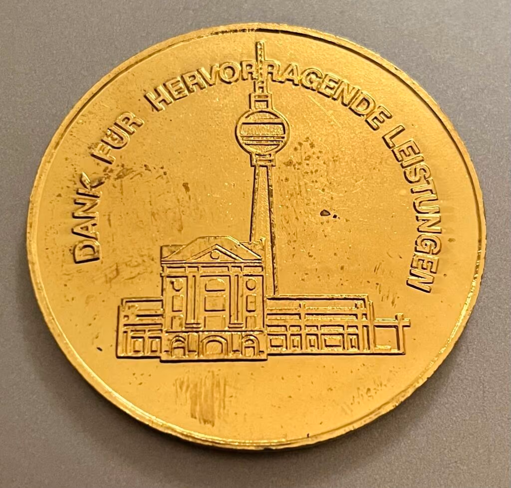 Konsumgenossenschaft Berlin - Dank für hervorragende Leistungen