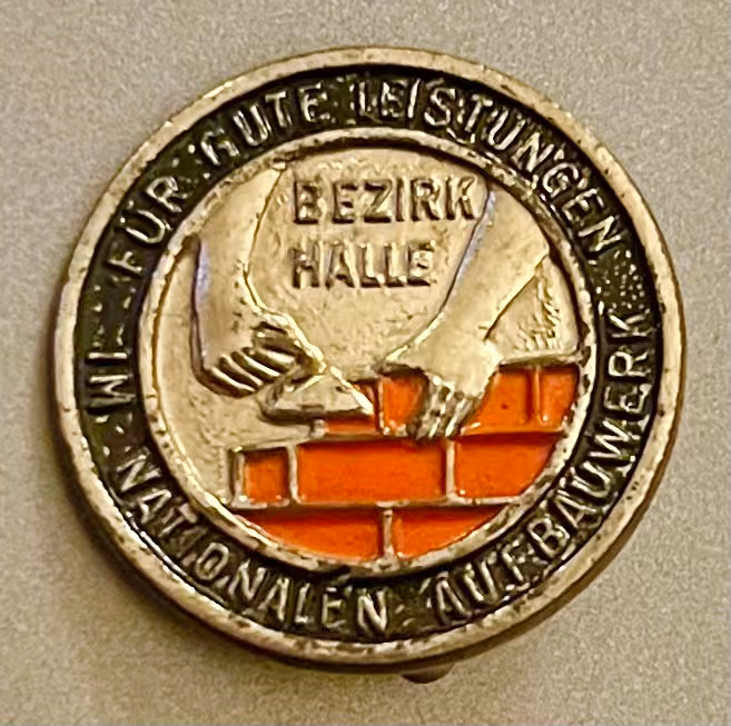 Nationales Aufbauwerk - Bezirk Halle - Für gute Leistungen