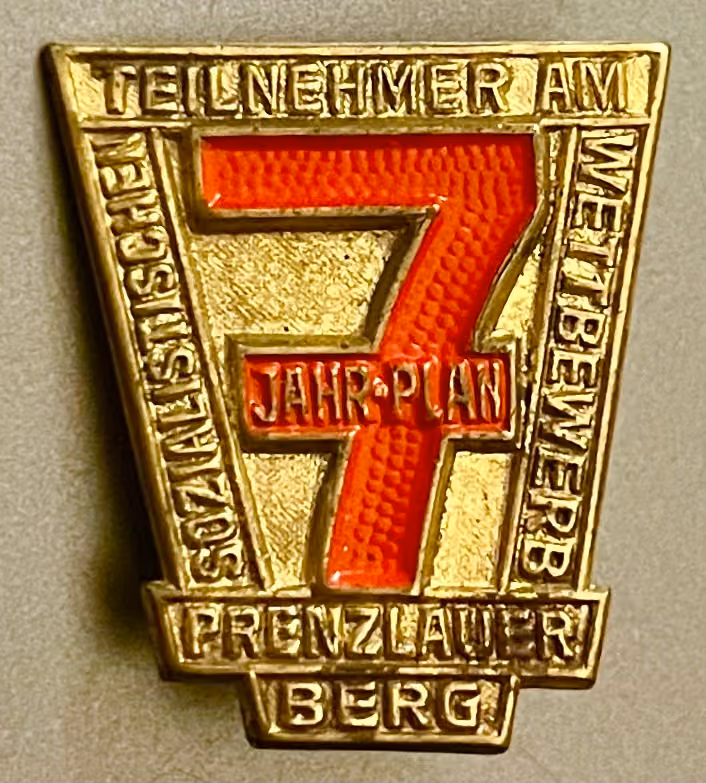 Siebenjahrplan - Teilnehmer am Sozialistischen Wettbewerb - Prenzlauer Berg