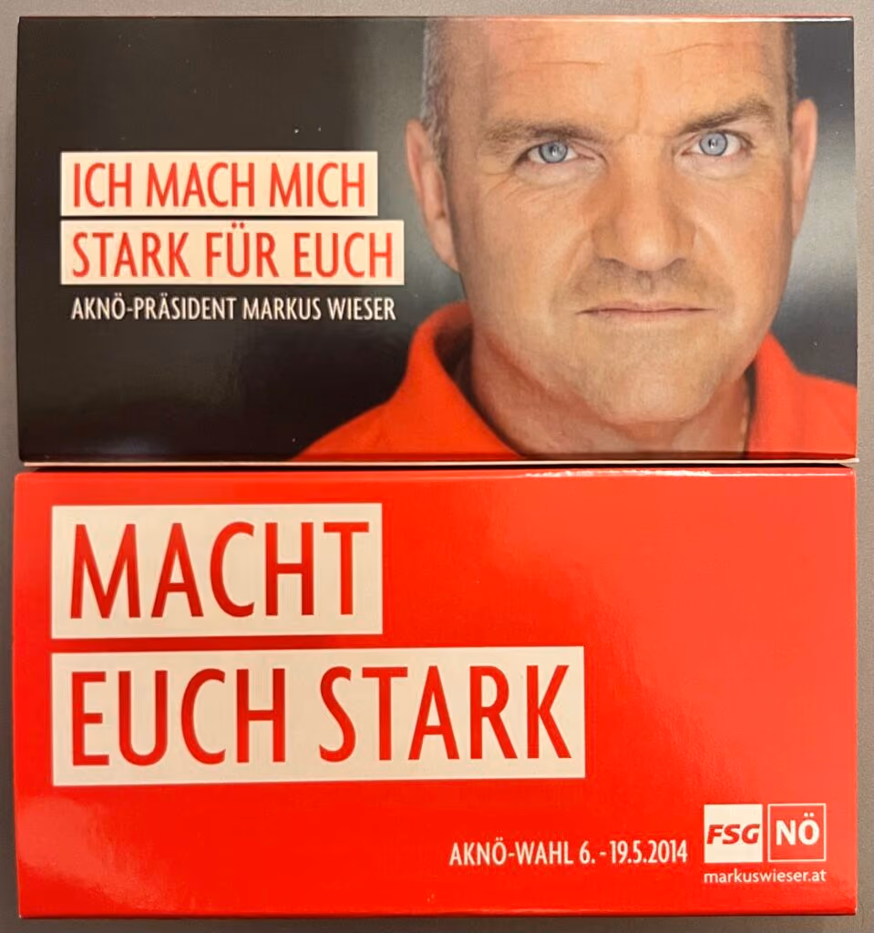 FSG-Niederösterreich - Ich mach mich stark für Euch - AKNÖ-Präsident Markus Wieser