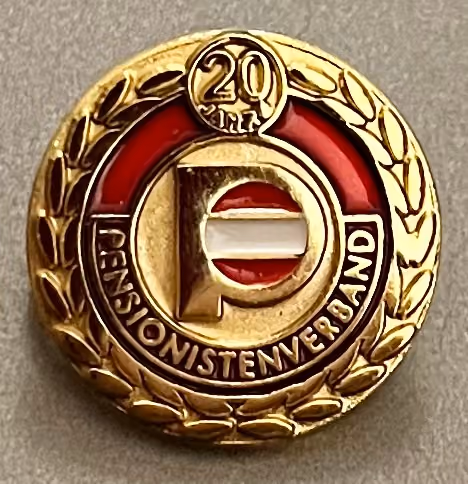 Pensionistenverband - 20 Jahre Mitgliedschaft
