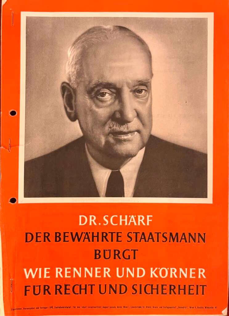 Veranstaltungen der SPÖ-Bezirksorganisation Amstetten zur Bundespräsidentenwahl 1957
