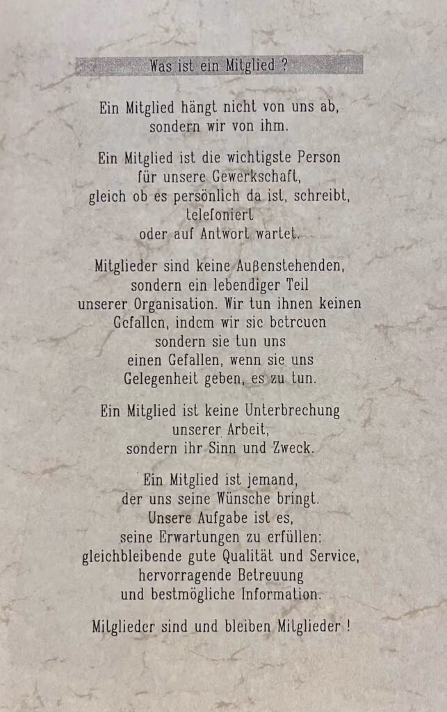 Was ist ein Mitglied?