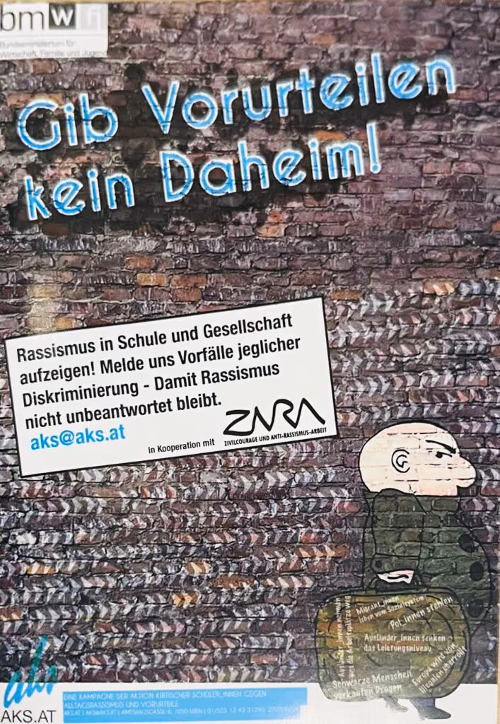 Gib Vorurteilen kein daheim!