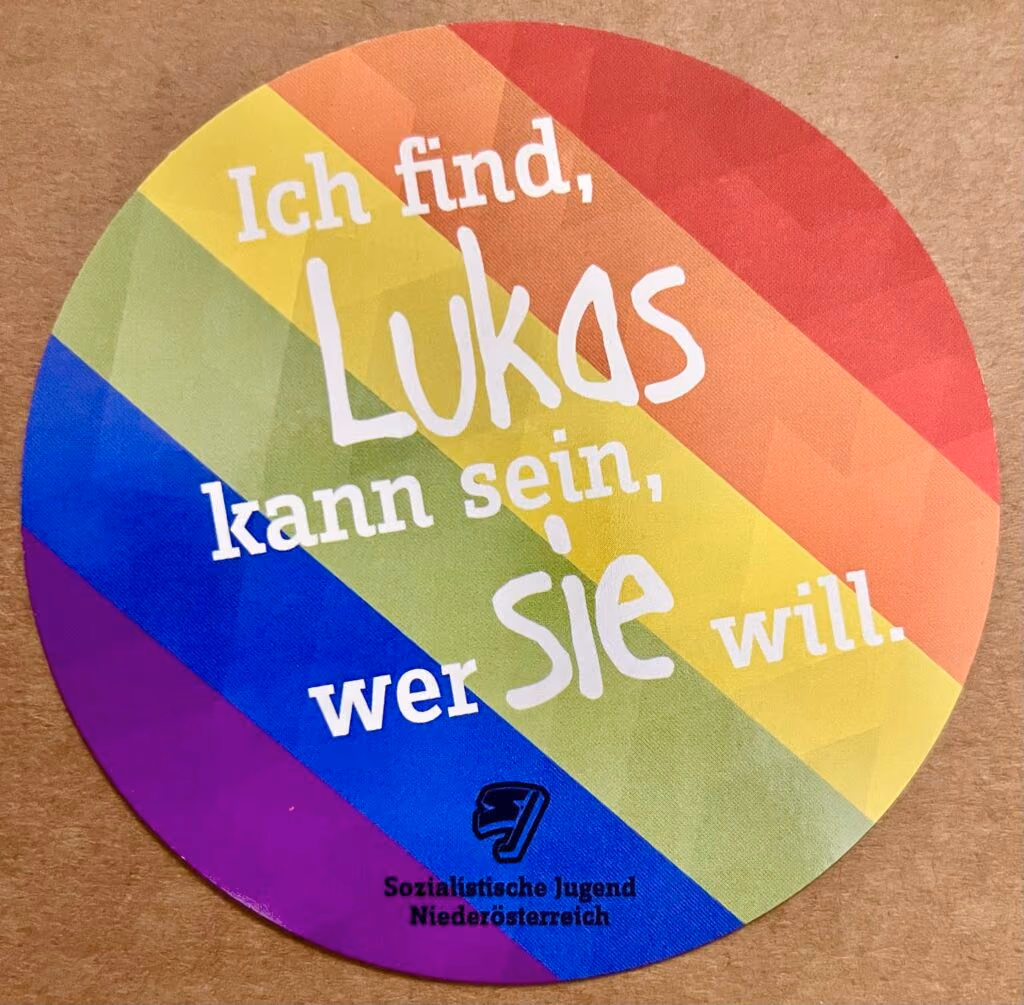 SJ-Niederösterreich - Ich find, Lukas kann sein, wer sie will.