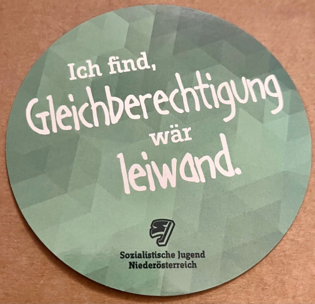 SJ-Niederösterreich - Ich find, Gleichberechtigung wär leiwand.