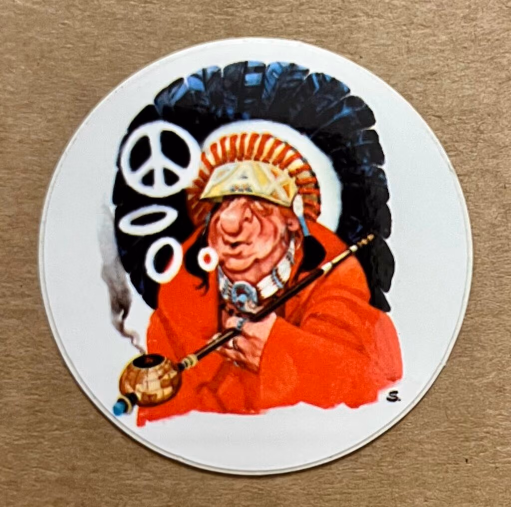 Bruno Kreisky als Indianerhäuptling