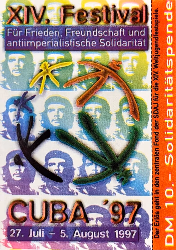 14. Weltfestspiele - Havanna 1997 - SDAJ Delegation