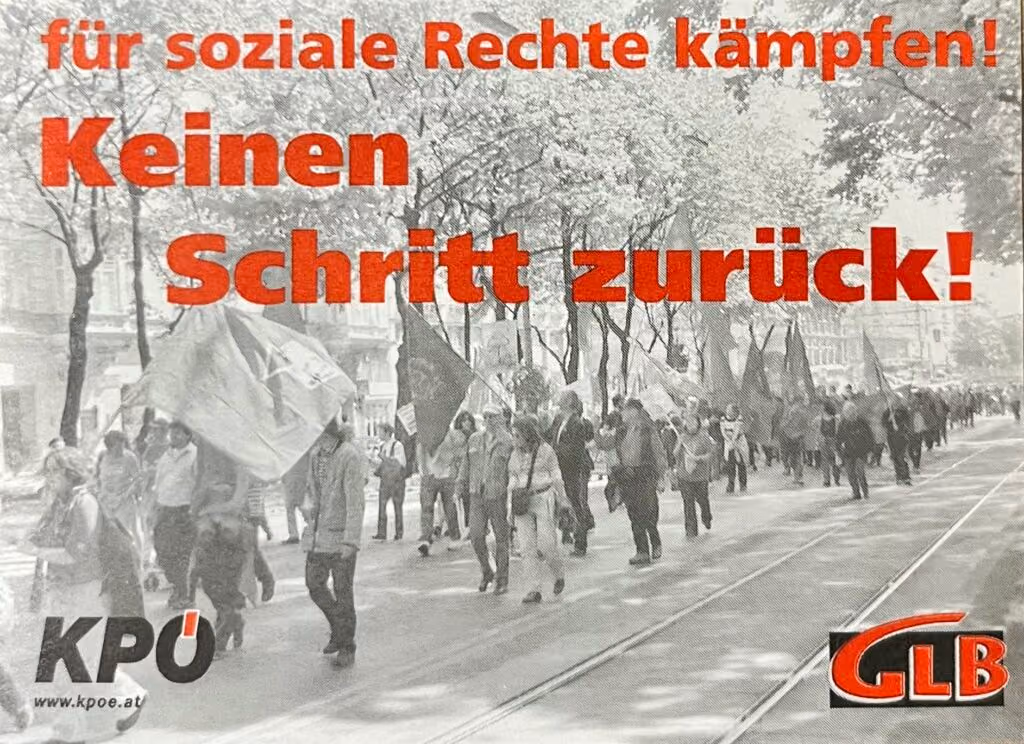 GLB / KPÖ - Keinen Schritt zurück!
