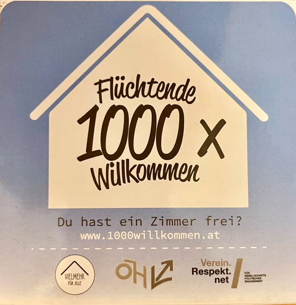 Flüchtende 1000 x Willkommen