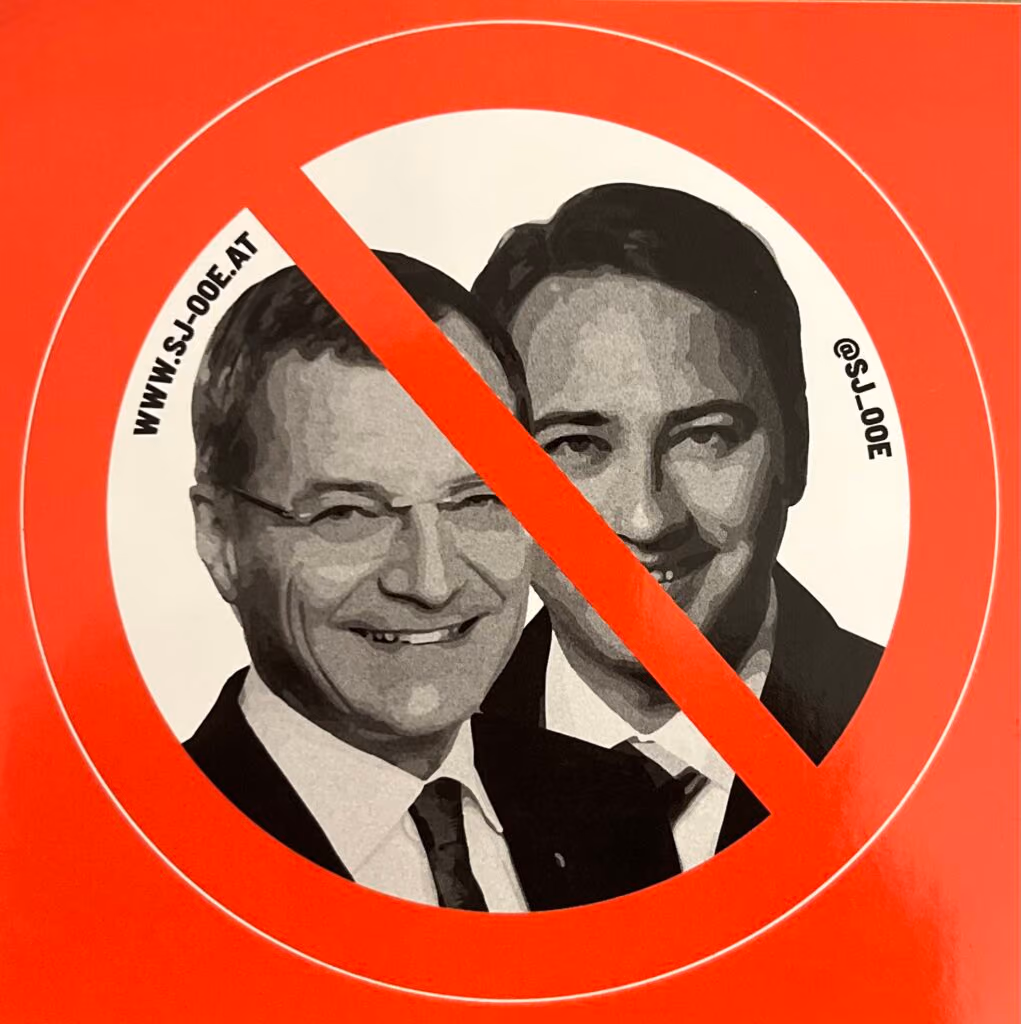Sozialistische Jugend OÖ - Gegen LH Thomas Stelzer und LH Stv. Manfred Haimbuchner