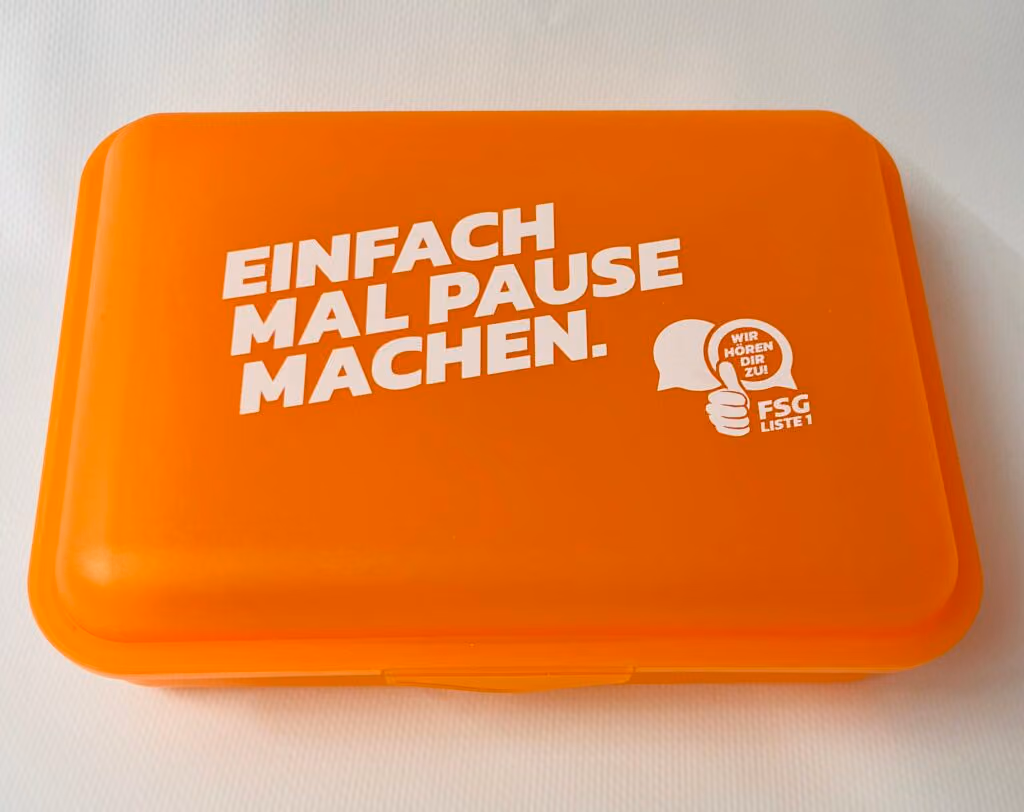 Einfach mal Pause machen.