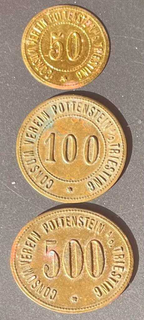 Consumverein Pottenstein an der Triesting - Konsumgeld