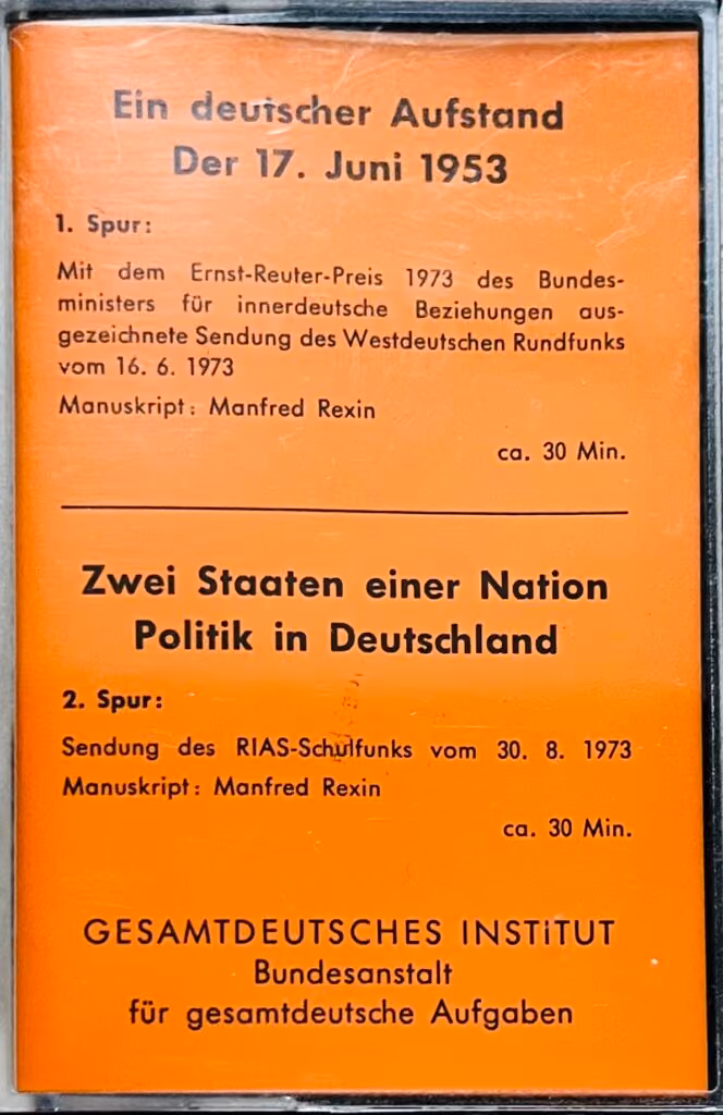 Ein deutscher Aufstand - Der 17. Juni 1953 / Zwei Staaten einer Nation - Politik in Deutschland