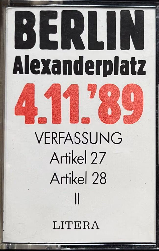 Berlin Alexanderplatz 4.11.89 - II
