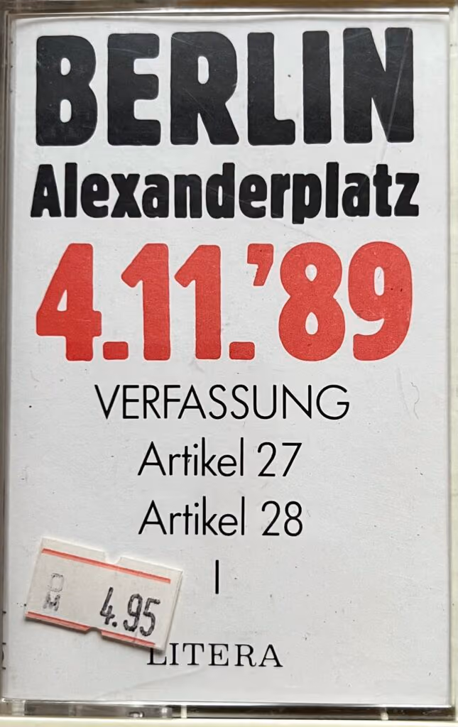 Berlin Alexanderplatz 4.11.89 - I
