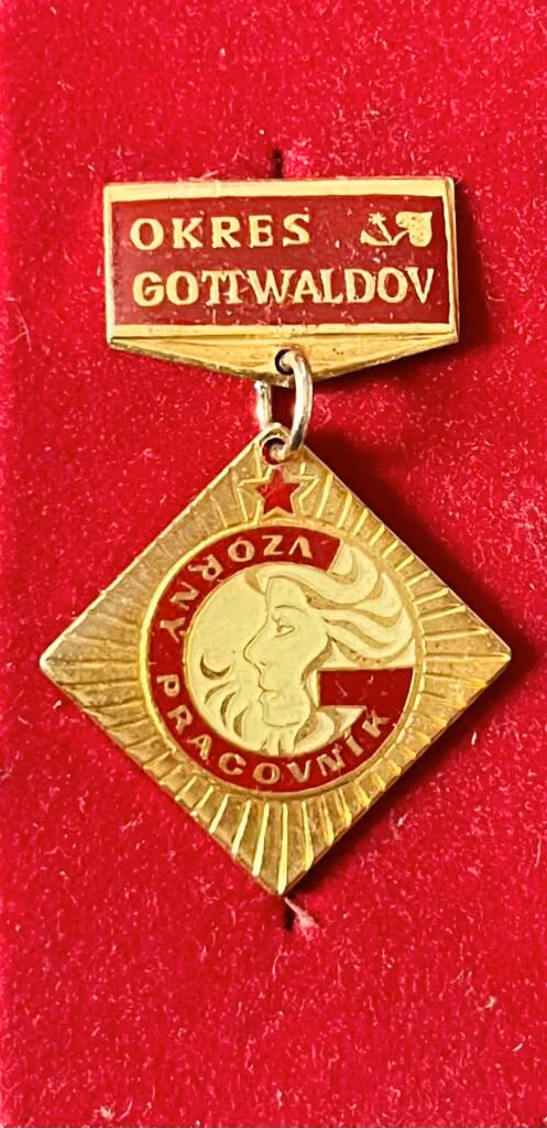 Bezirk Gottwaldov - Vorbildlicher Arbeiter