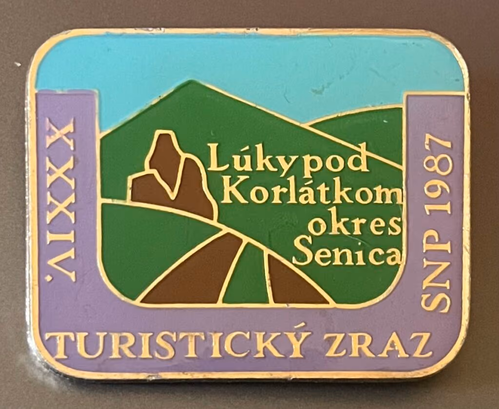 34. Touristisches Treffen zum SNP 1987 - Luky pod Korlatkom - Bezirk Senica