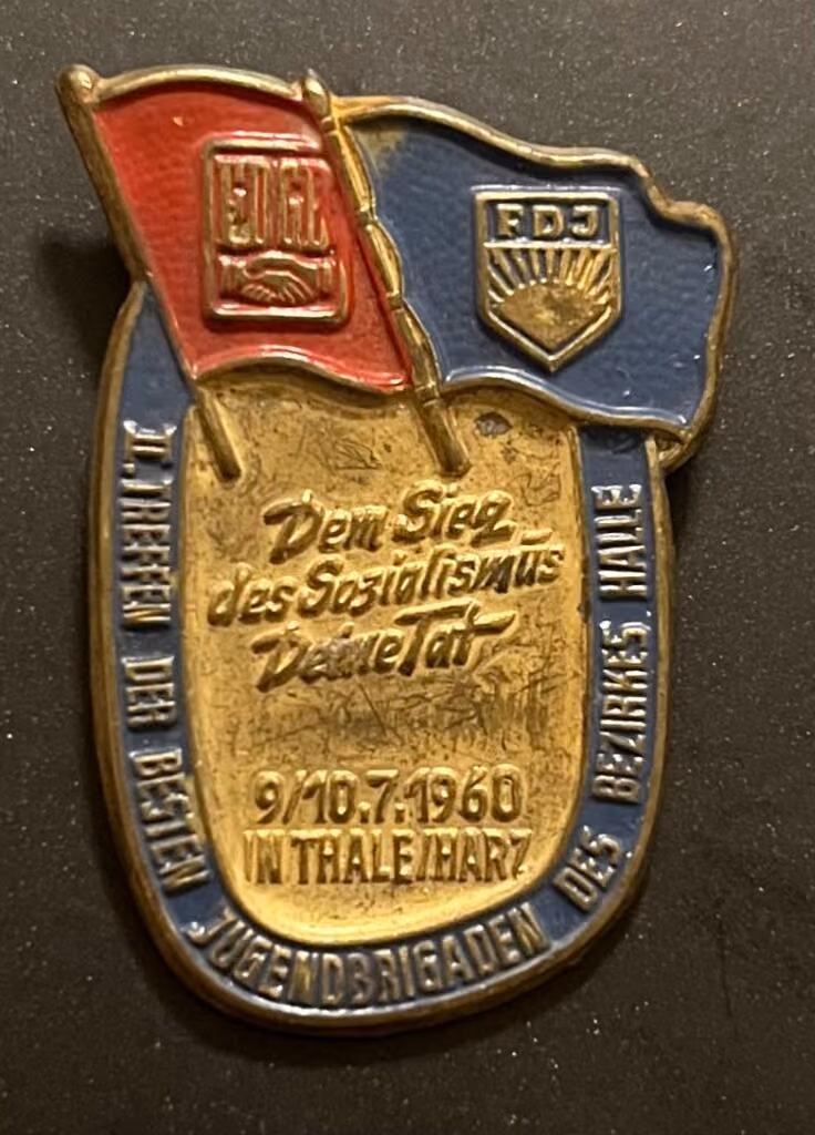 FDGB-FDJ - II. Treffen der Besten Jugendbrigaden des Bezirks Halle