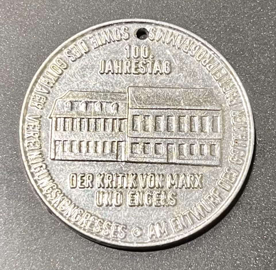 100. Jahrestag der Kritik von Marx und Engels am Entwurf des Gothaer Parteiprogramms sowie des Gothaer Vereinigungskongresses