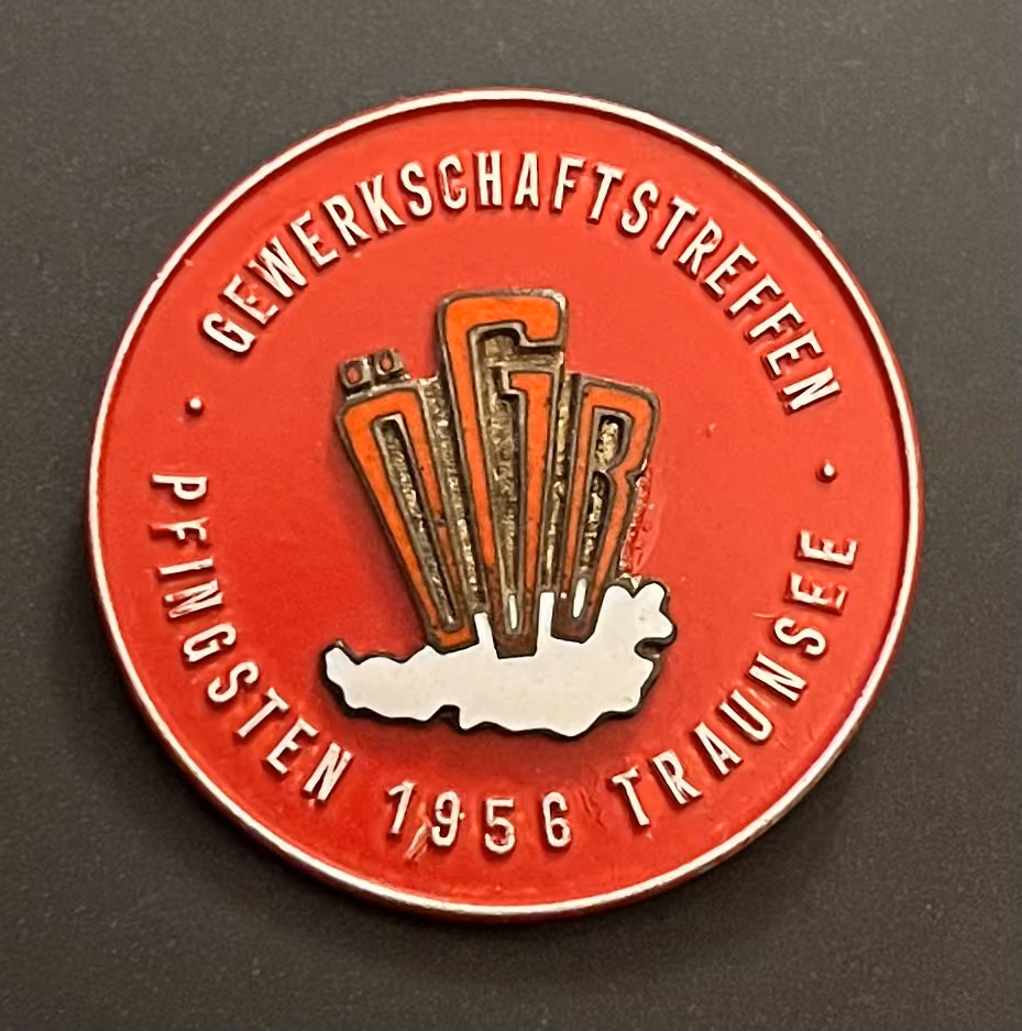 ÖGB - Gewerkschaftstreffen Pfingsten 1956 Traunsee