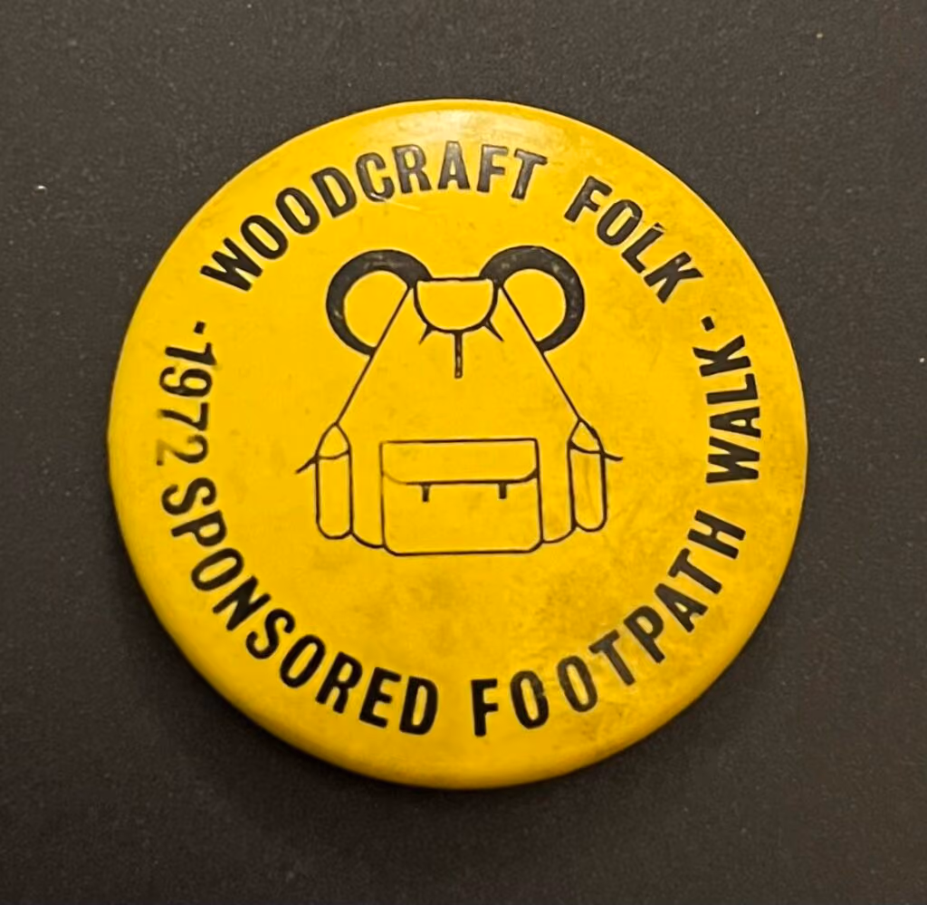 Woodcraft Folk - 1972 sponsored footpath walk