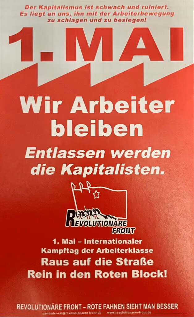 1. Mai - Wir Arbeiter bleiben