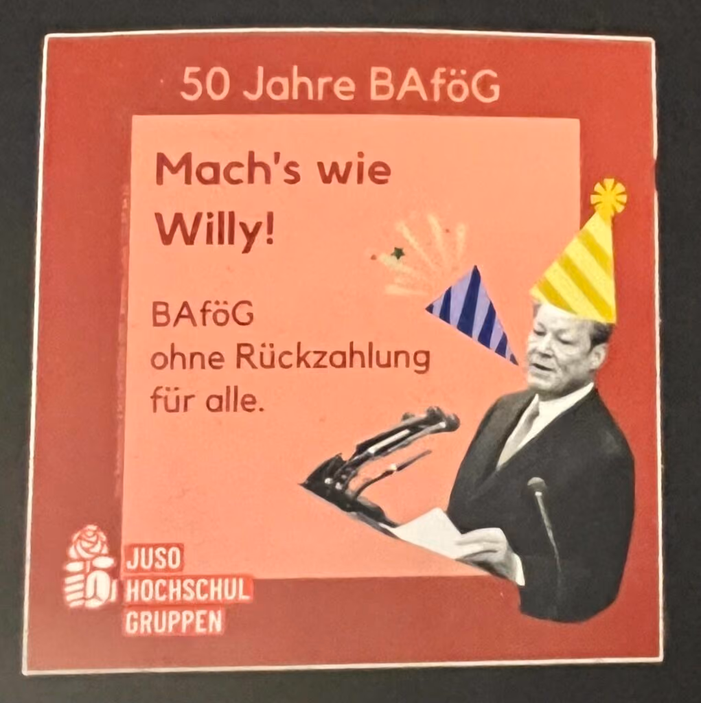 50 Jahre BAFÖG - mach´s wie Willy!