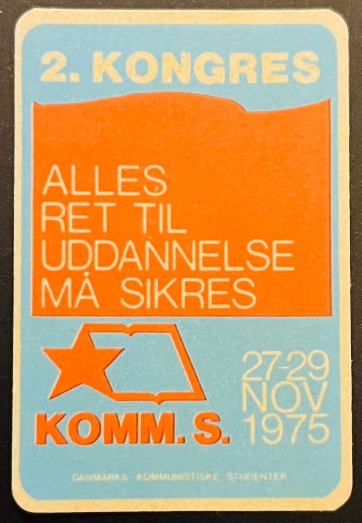 Kommunistische Studenten Dänemarks - 2. Kongress 1975
