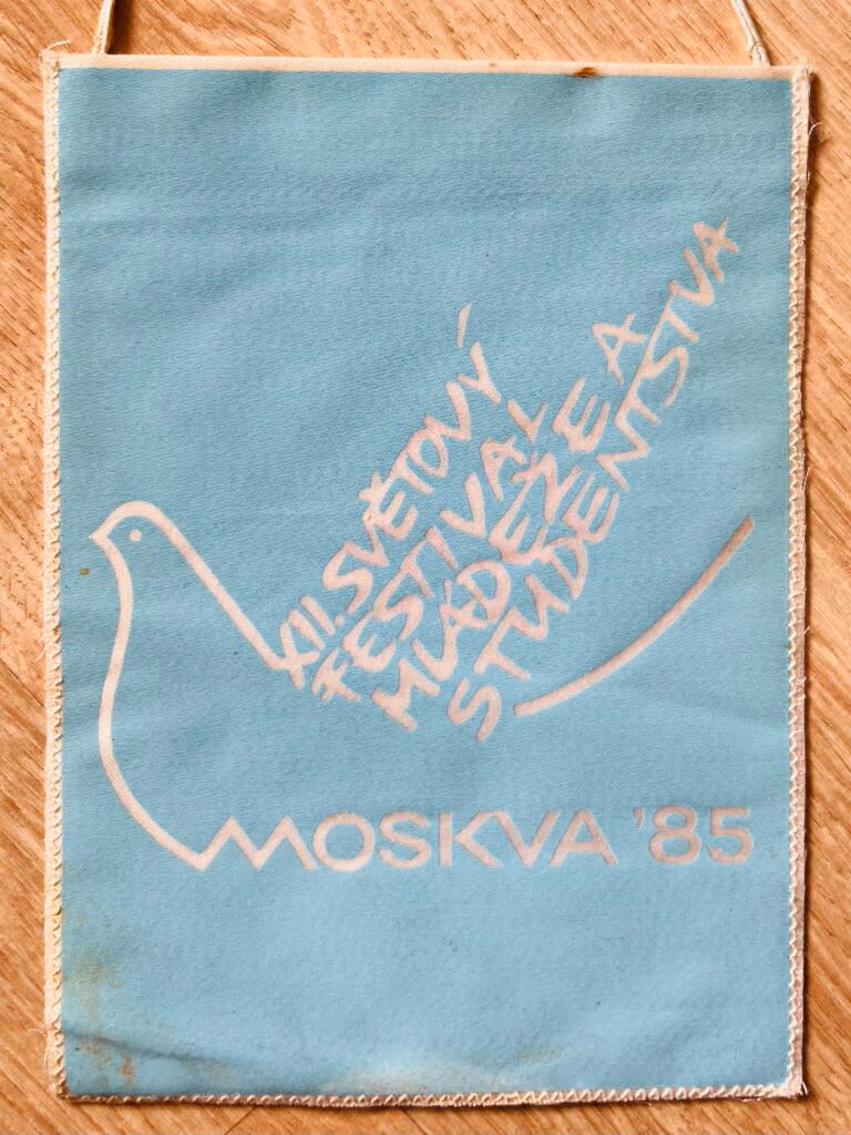 12. Weltfestspiele - Moskau 1985 - Tschechoslowakische Delegation