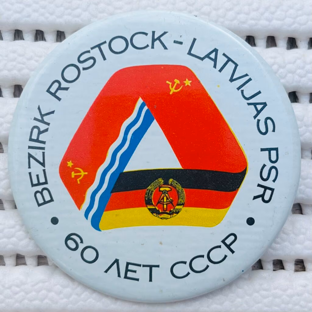 Bezirk Rostock - Lettische SSR - 60 Jahre UdSSR