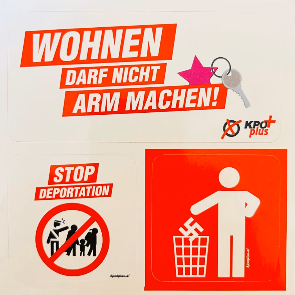 KPÖ plus - Wohnen darf nicht Arm machen