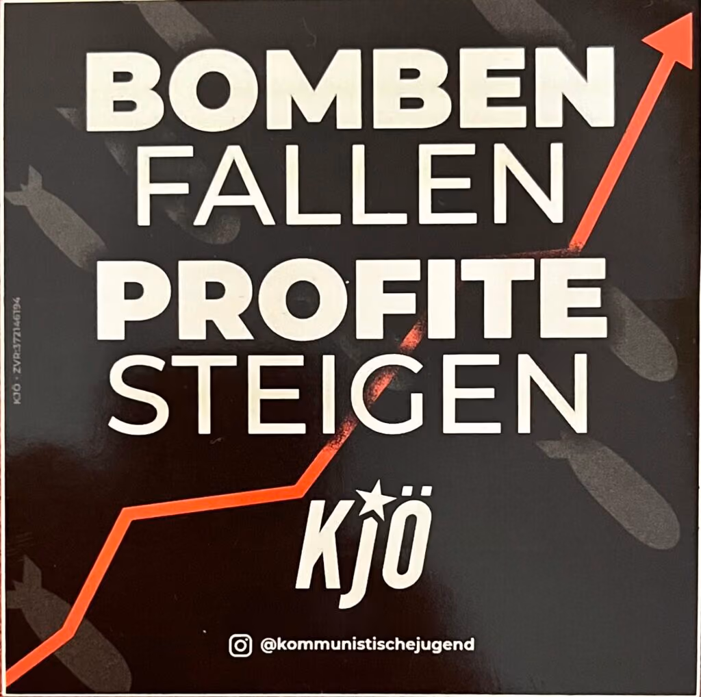 KJÖ - Bomben fallen - Profite steigen