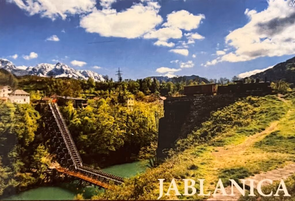 Jablanica - Gesprengte Neretva Brücke