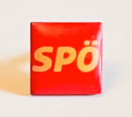 SPÖ-Parteiabzeichen von Erich Fröschl