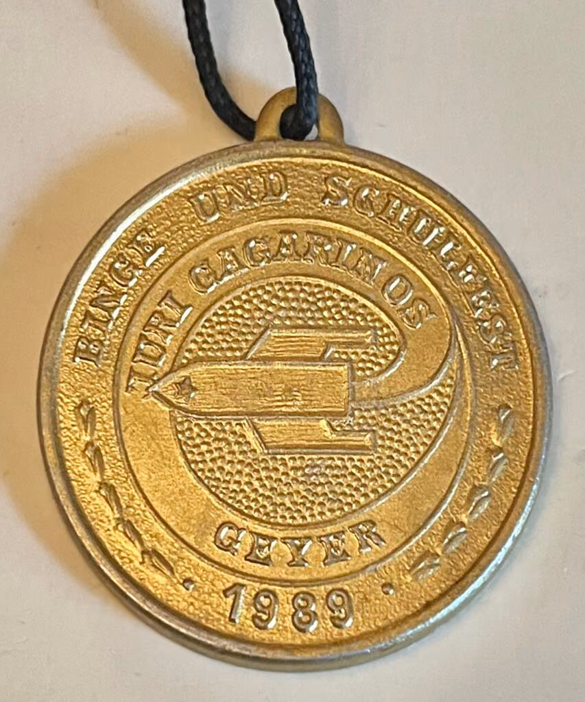 40 Jahre DDR - Binge und Schulfest - Oberschule Juri Gagarin - Geyer 1989
