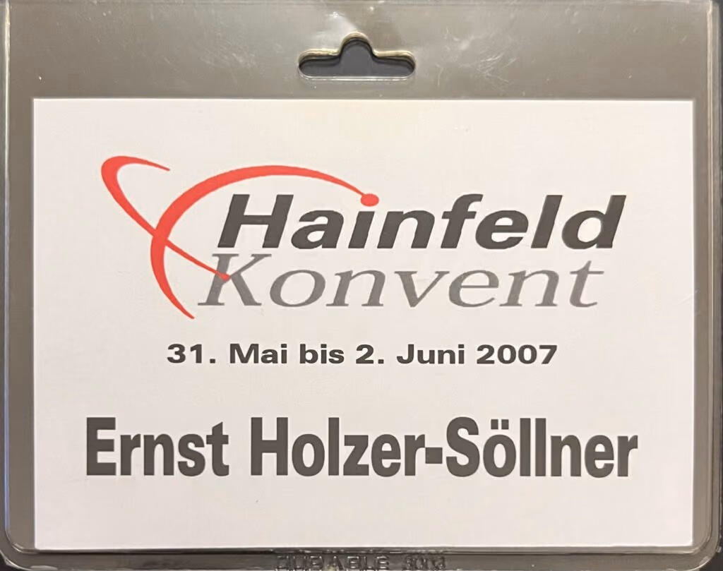 Hainfeld Konvent - 31. Mai bis 2. Juni 2007