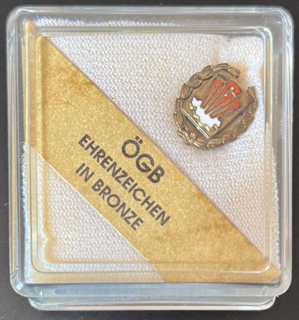 ÖGB - Ehrenzeichen in Bronze