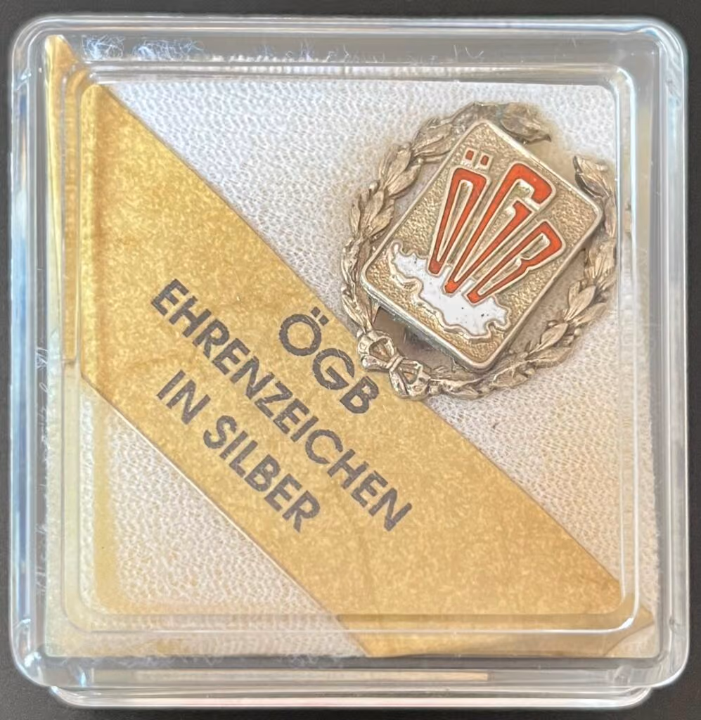 ÖGB - Ehrenzeichen in Silber