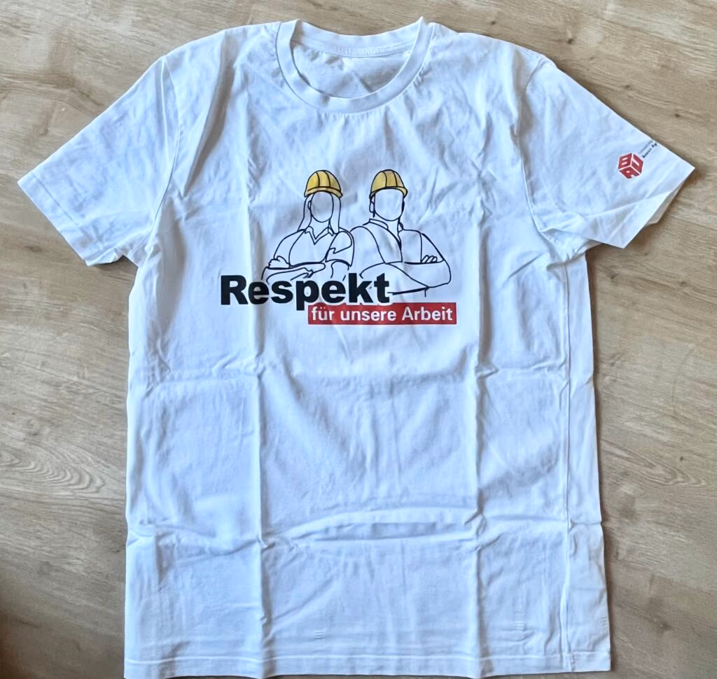 Respekt für unsere Arbeit