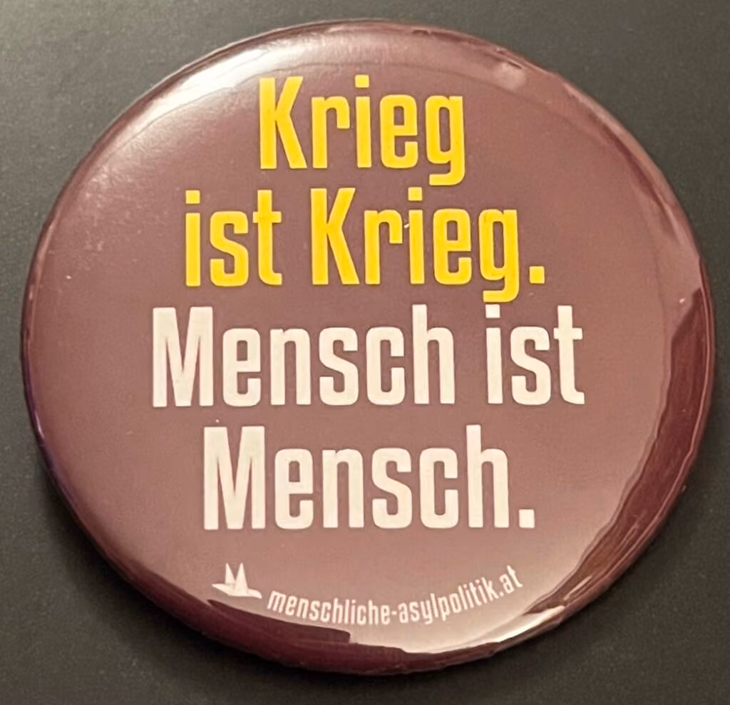 Krieg ist Krieg. Mensch ist Mensch.