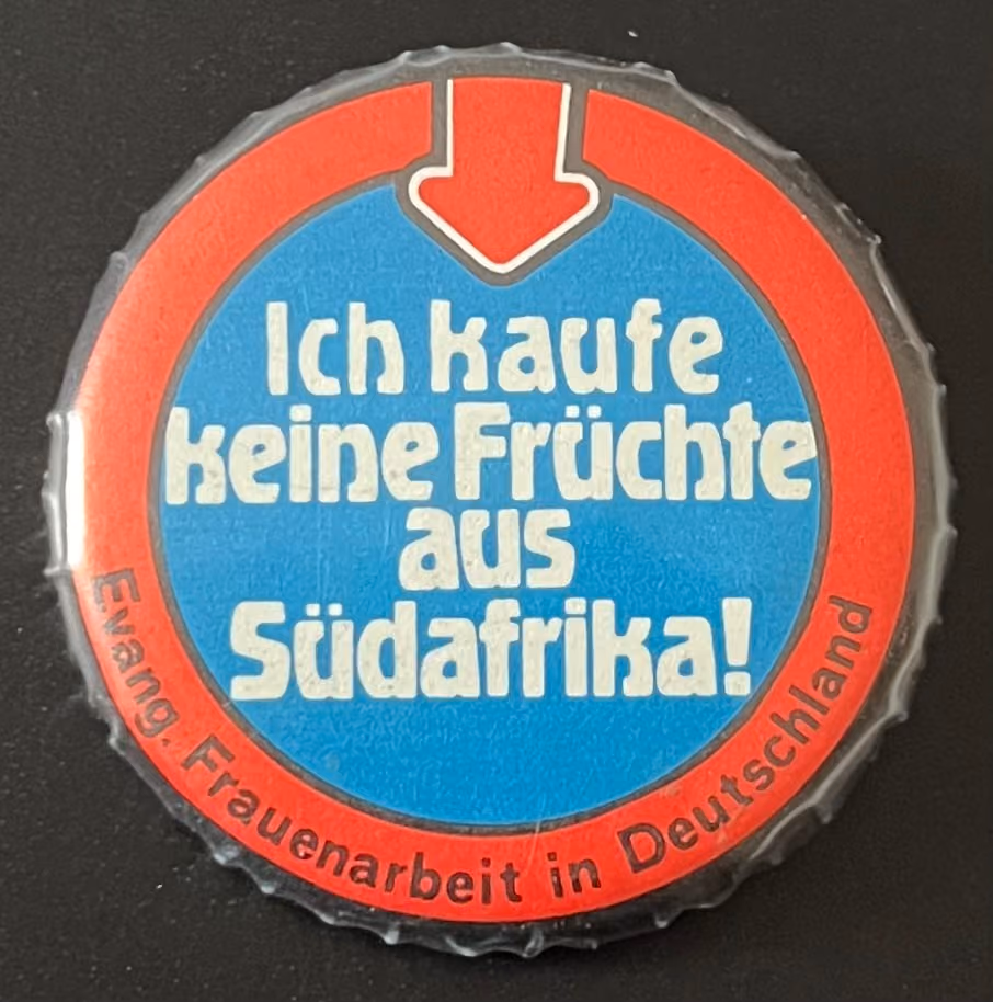 Ich kaufe keine Früchte aus Südafrika!