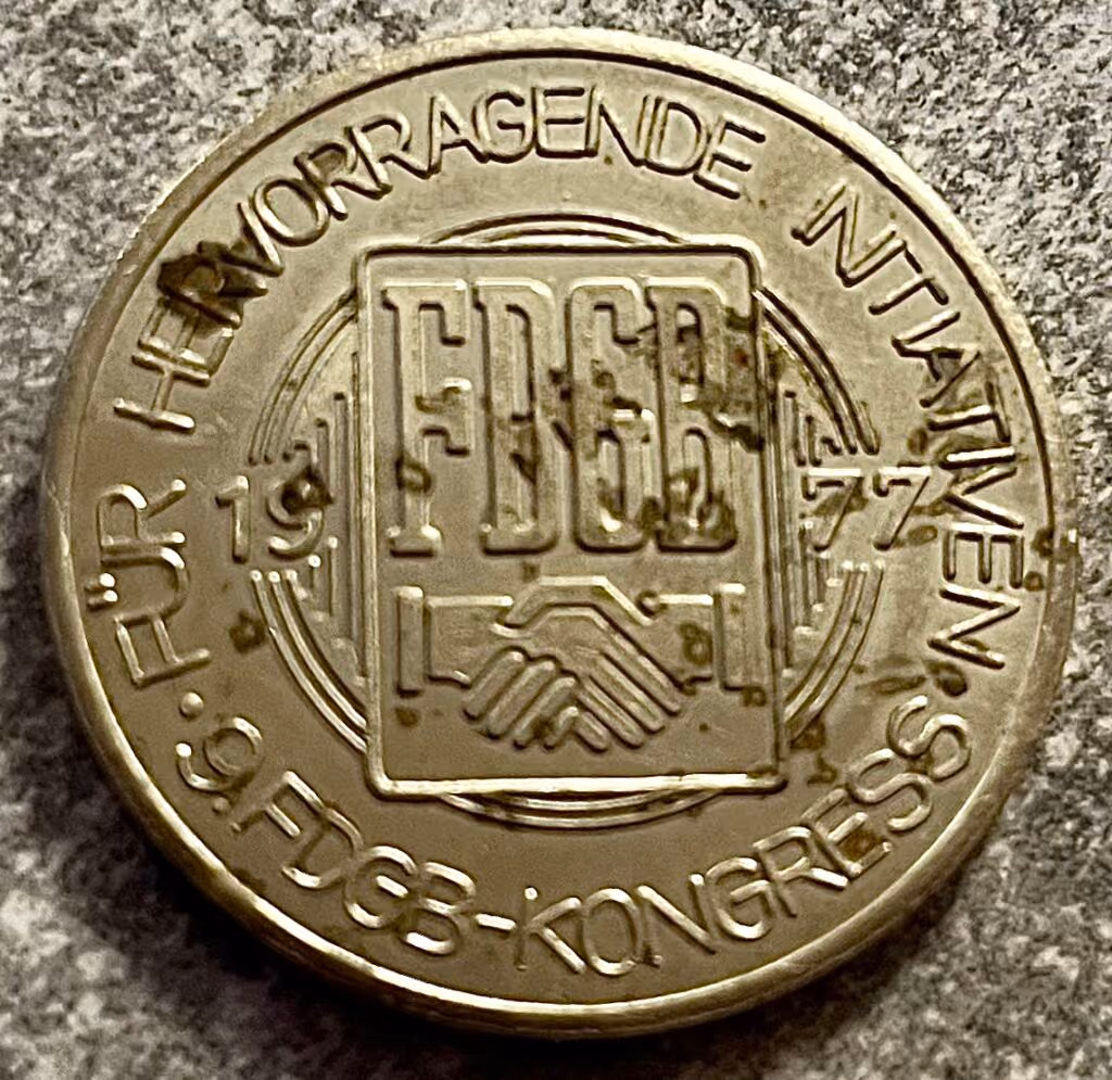 FDGB-Investkomplex Buna - Für hervorragende Initiative - 9. FDGB Kongress